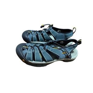 KEEN Newport H2 Men’s Size 11.5 Blue Waterproof Hiking Sandals Toe Guard